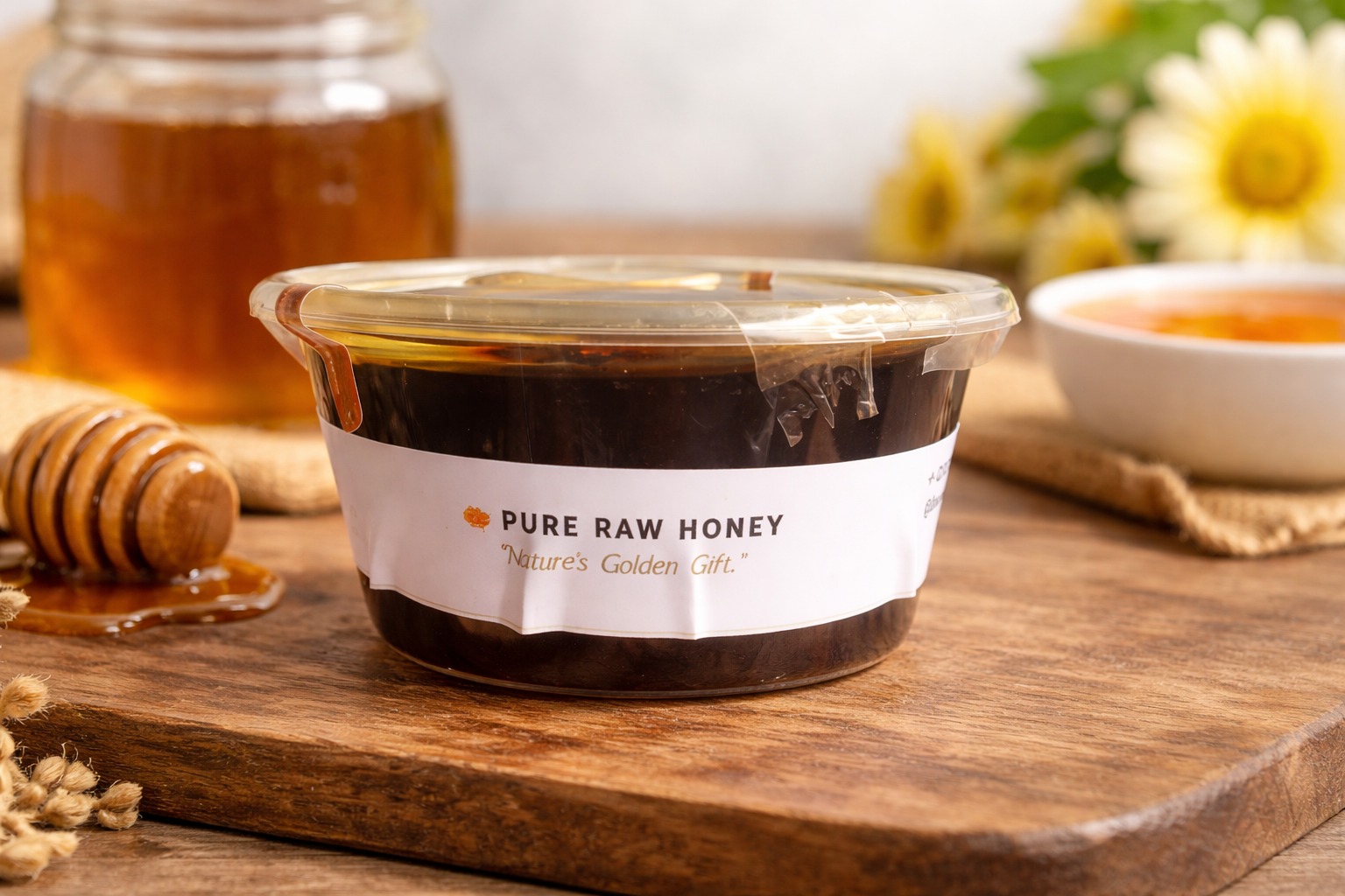 Husk and Hive raw honey